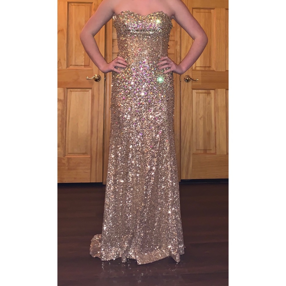 Gold Prom Dress